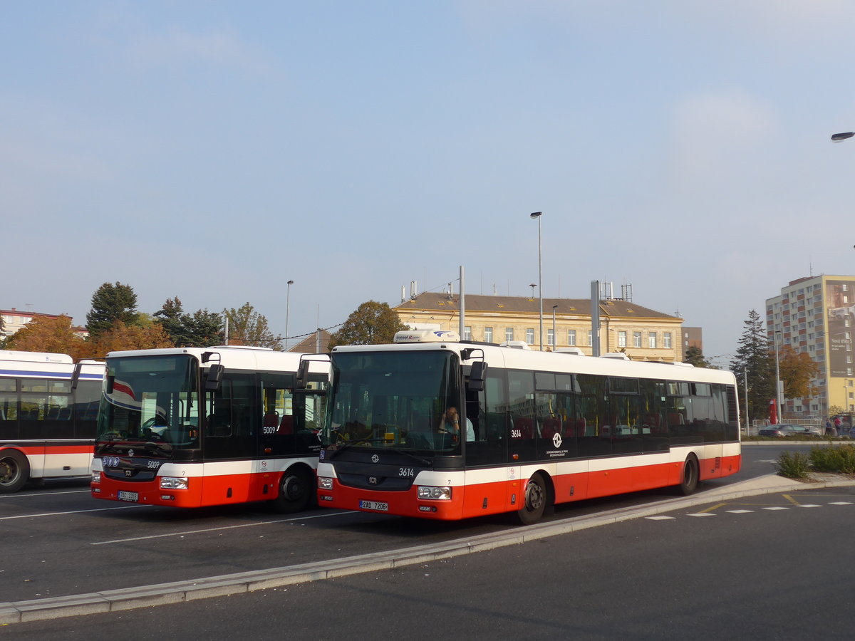 (198'523) - DPP Praha - Nr. 3614/2AD 7206 - SOR am 19. Oktober 2018 in Praha, Ndraz Veleslavn