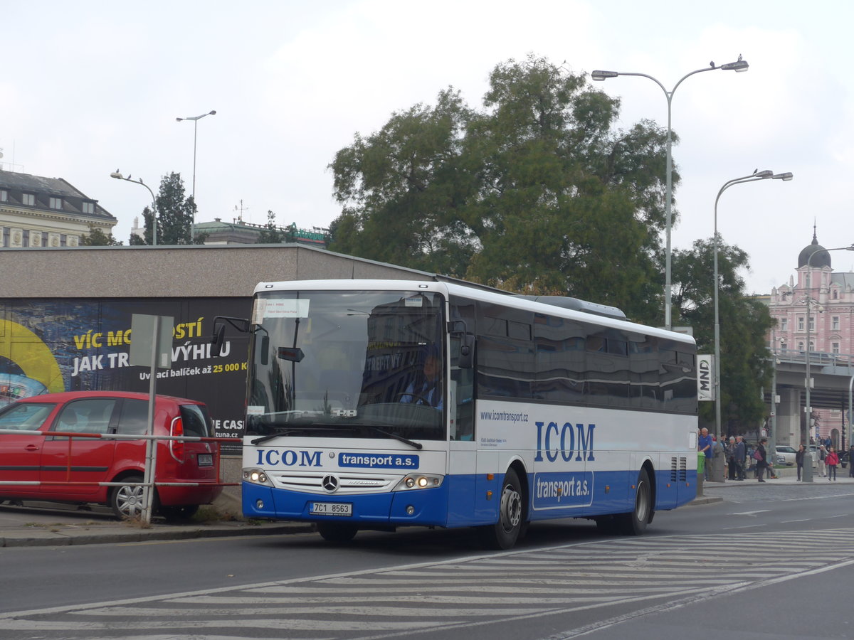 (198'582) - ICOM Jihlava - 7C1 8563 - Mercedes am 19. Oktober 2018 in Praha, Florenc