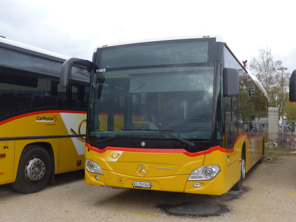 (199'001) - CarPostal Ouest - VD 259'949 - Mercedes am 28. Oktober 2018 in Yverdon, Garage