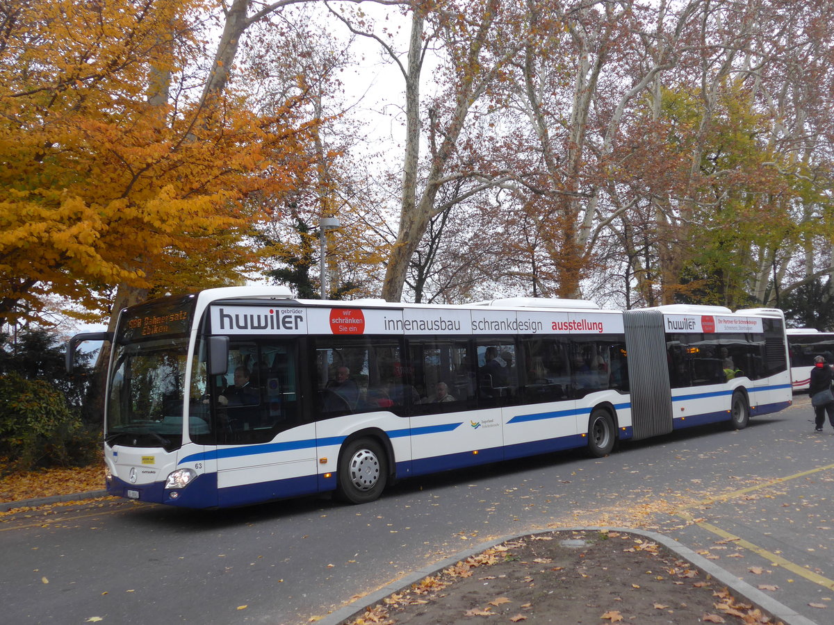 (199'330) - ZVB Zug - Nr. 63/ZG 88'063 - Mercedes am 18. November 2018 in Luzern, Inseli-P