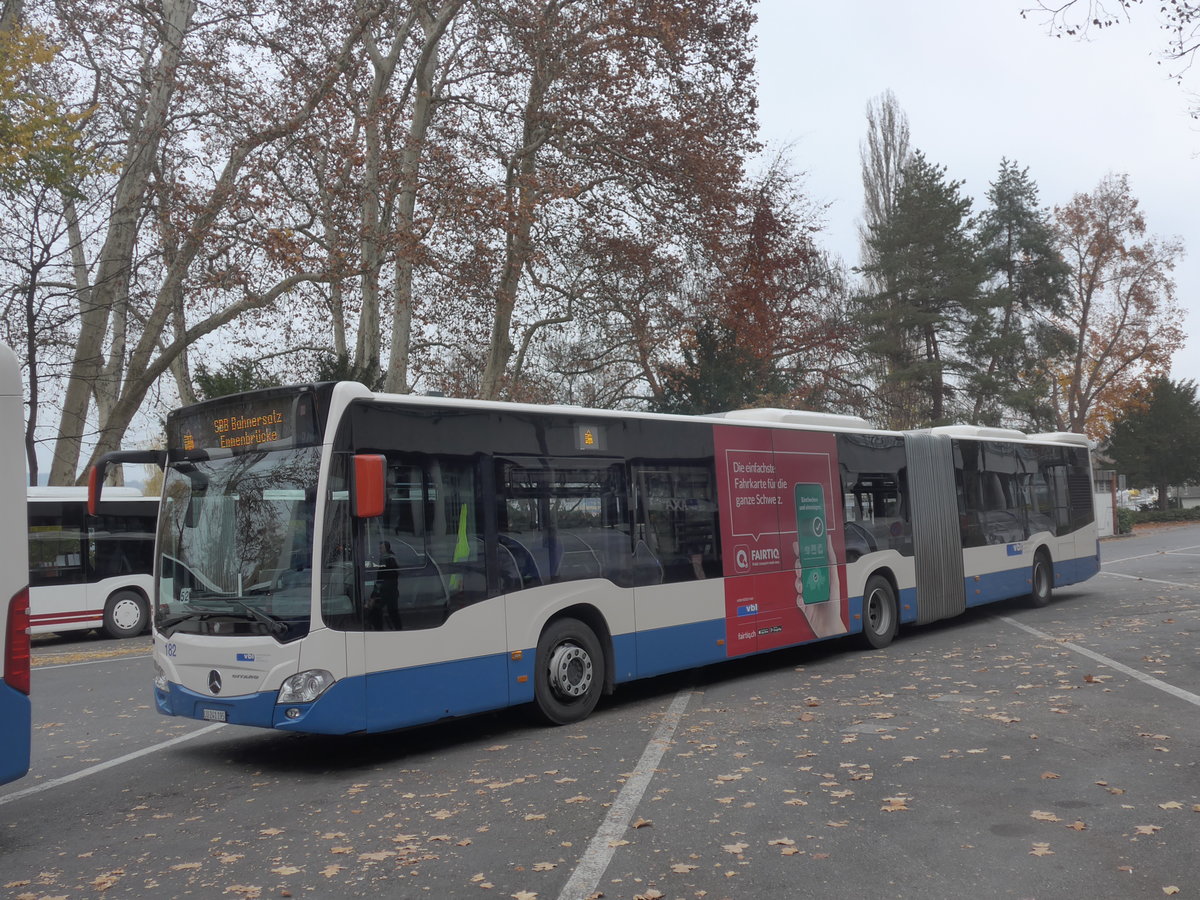 (199'333) - VBL Luzern - Nr. 182/LU 241'195 - Mercedes am 18. November 2018 in Luzern, Inseli-P