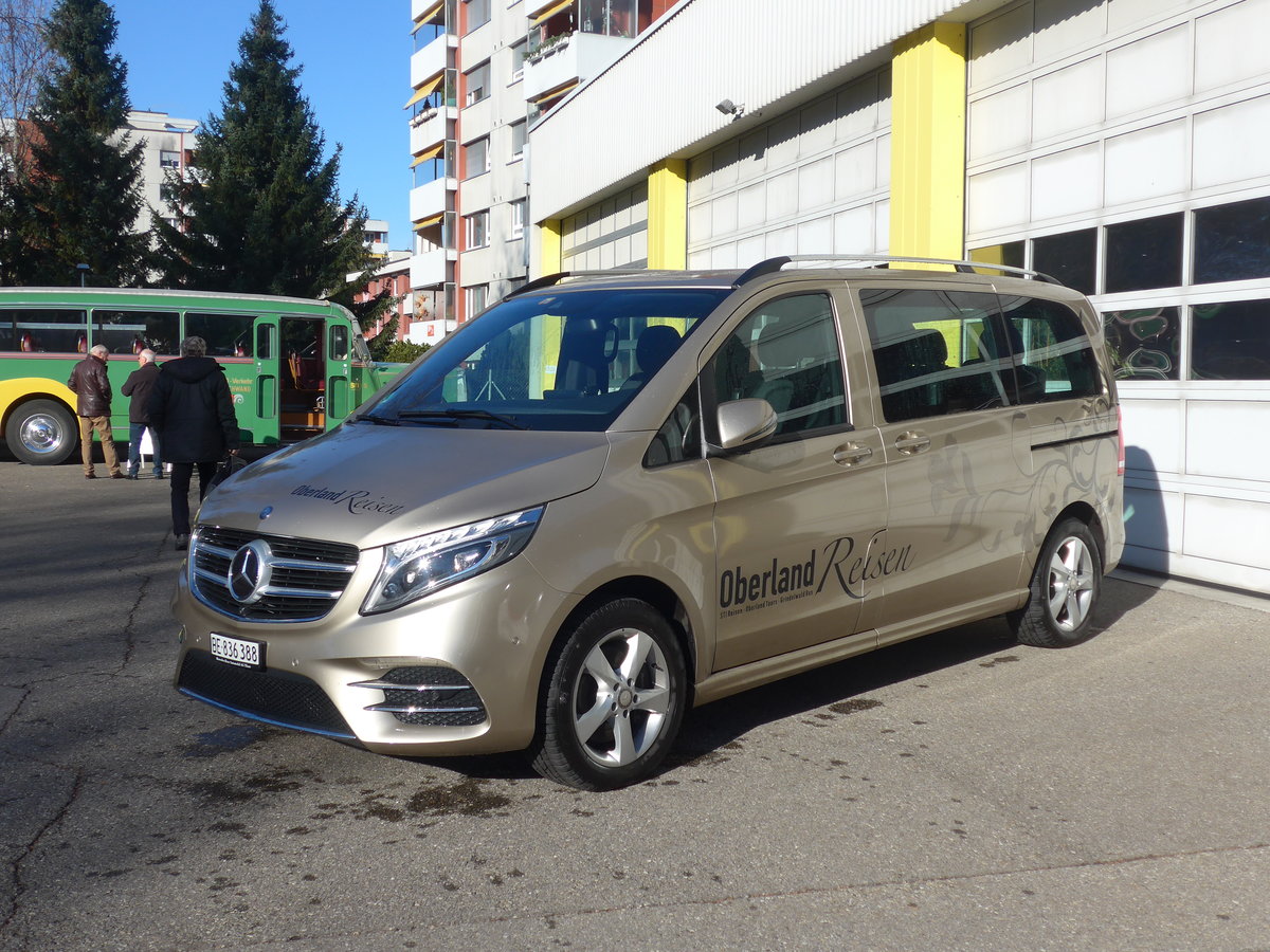 (199'566) - Oberland Reisen, Thun - BE 836'388 - Mercedes am 25. November 2018 in Thun, Garage STI