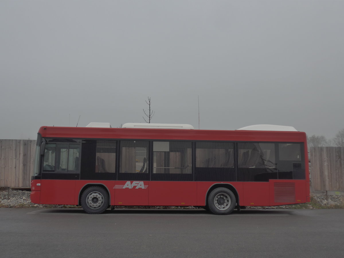 (199'606) - AFA Adelboden - Nr. 56/BE 611'030 - Scania/Hess am 26. November 2018 in Frutigen, Garage