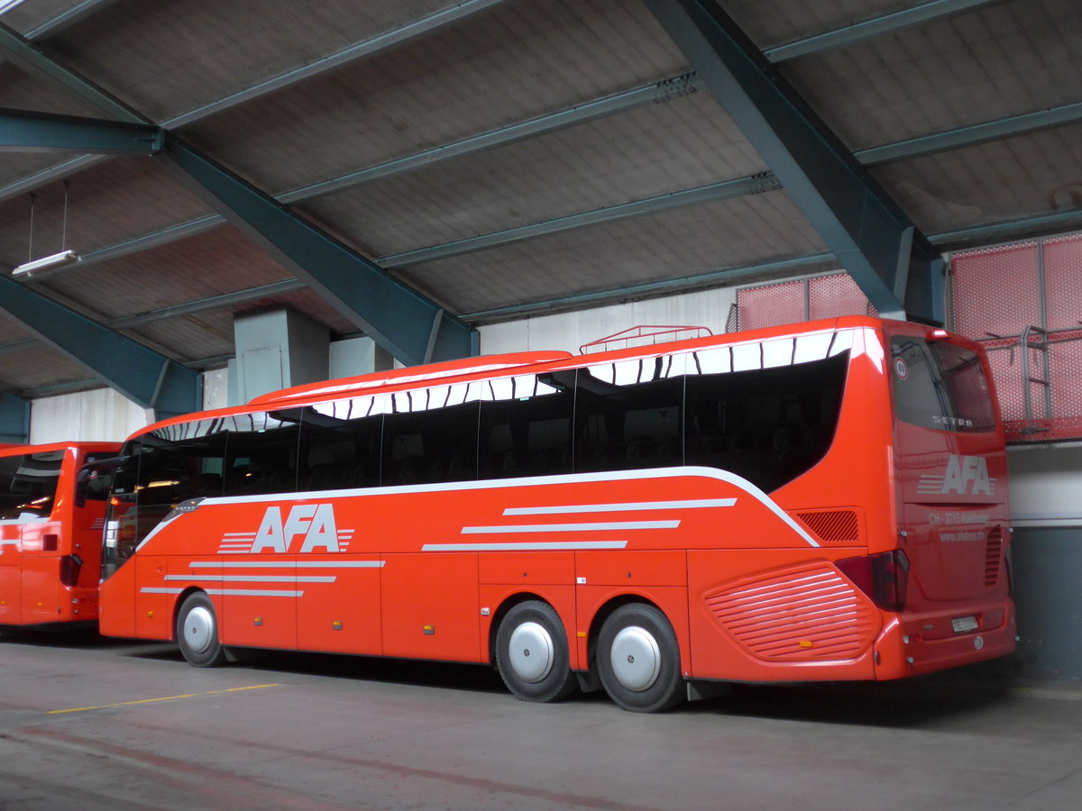 (199'610) - AFA Adelboden - Nr. 16/BE 21'181 - Setra am 26. November 2018 in Adelboden, Busstation