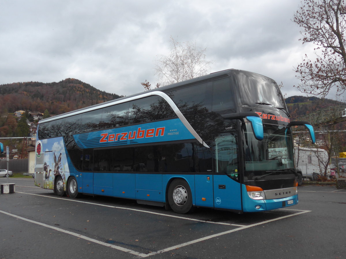 (199'626) - Zerzuben, Visp-Eyholz - Nr. 20/VS 64'233 - Setra am 3. Dezember 2018 in Thun, Seestrasse