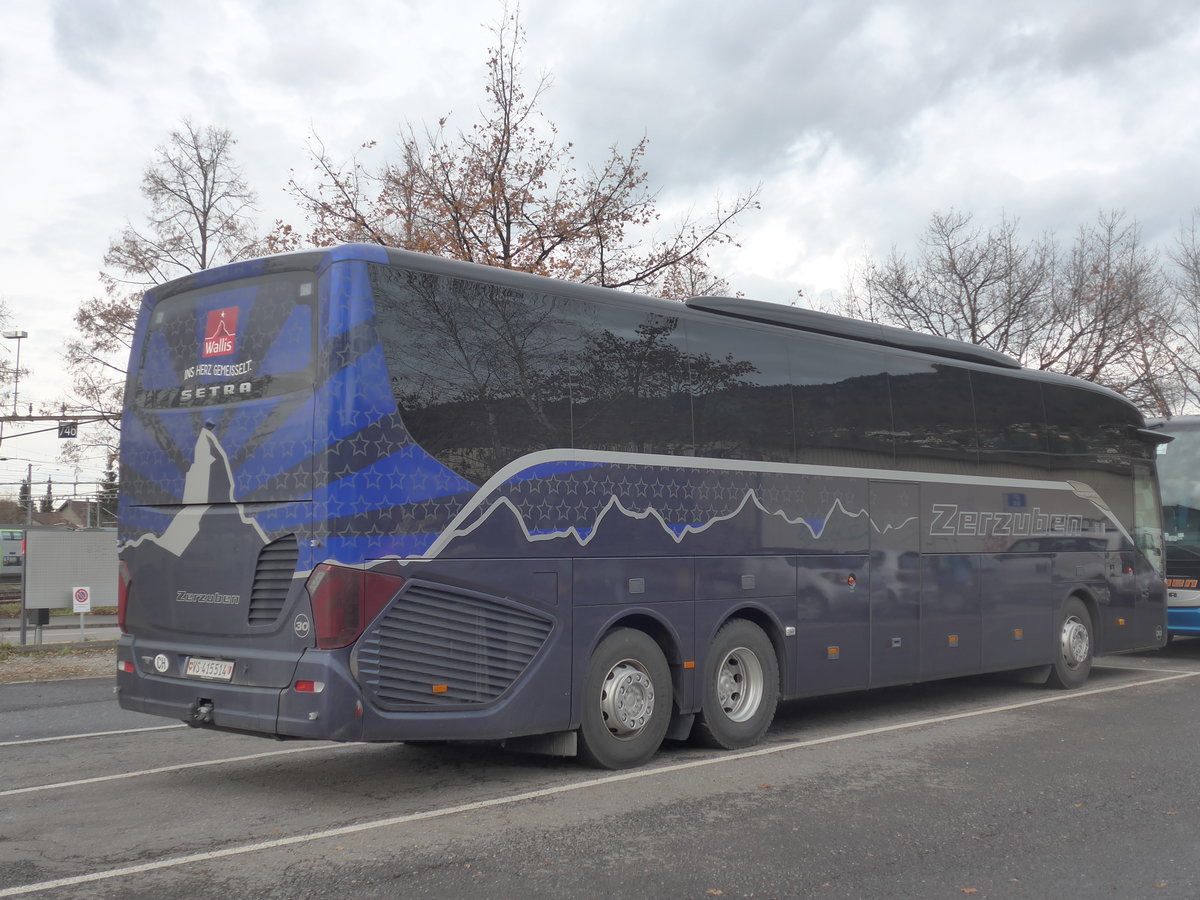 (199'637) - Zerzuben, Visp-Eyholz - Nr. 30/VS 415'514 - Setra am 5. Dezember 2018 in Thun, Seestrasse