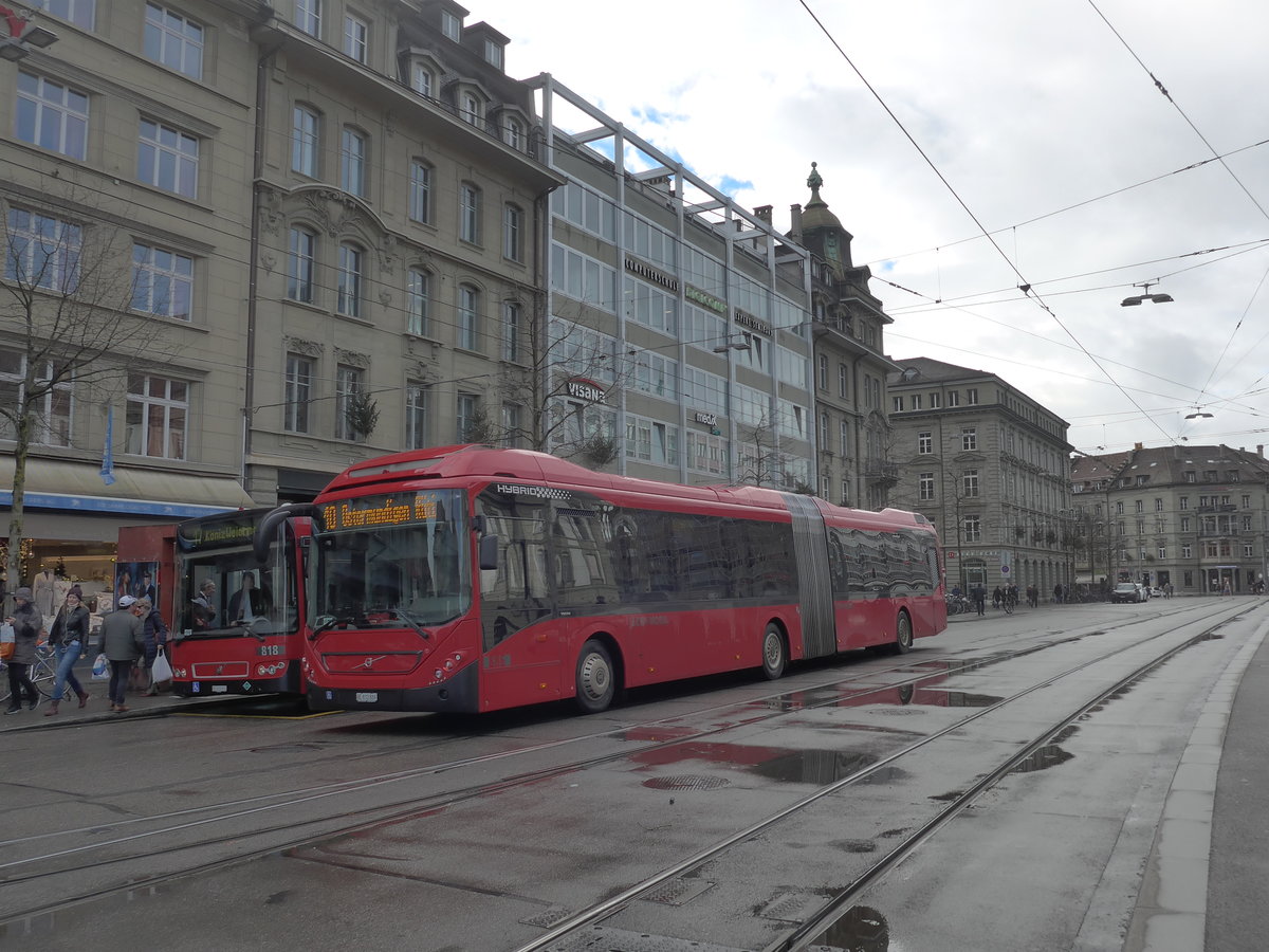 (199'893) - Bernmobil, Bern - Nr. 886/BE 832'886 - Volvo am 10. Dezember 2018 beim Bahnhof Bern