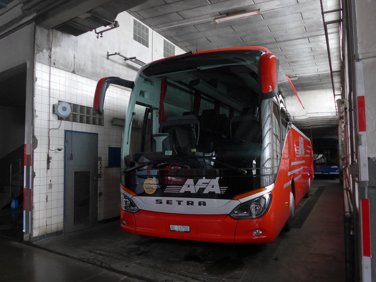 (199'978) - AFA Adelboden - Nr. 15/BE 26'702 - Setra am 16. Dezember 2018 in Adelboden, Busstation