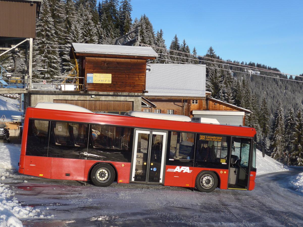 (200'193) - AFA Adelboden - Nr. 59/BE 645'415 - Scania/Hess am 25. Dezember 2018 in St. Stephan, Lengebrand