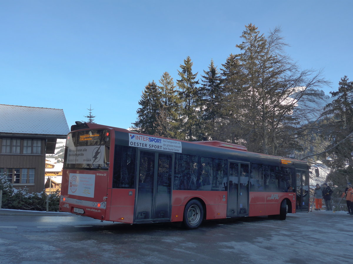 (200'232) - AFA Adelboden - Nr. 91/BE 26'704 - Solaris am 25. Dezember 2018 in Adelboden, Mineralquelle