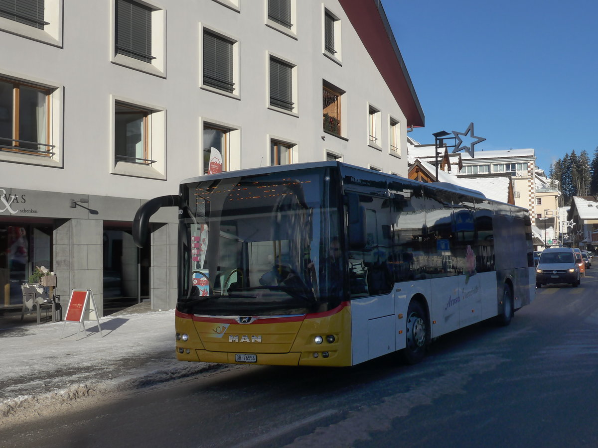 (200'269) - Bossi&Hemmi, Tiefencastel - GR 76'554 - MAN am 26. Dezember 2018 in Lenzerheide, Post