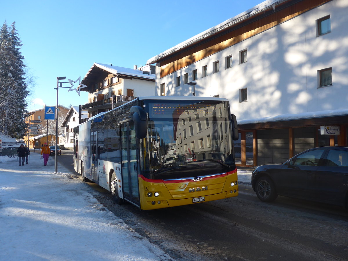 (200'271) - Bossi&Hemmi, Tiefencastel - GR 76'554 - MAN am 26. Dezember 2018 in Lenzerheide, Post