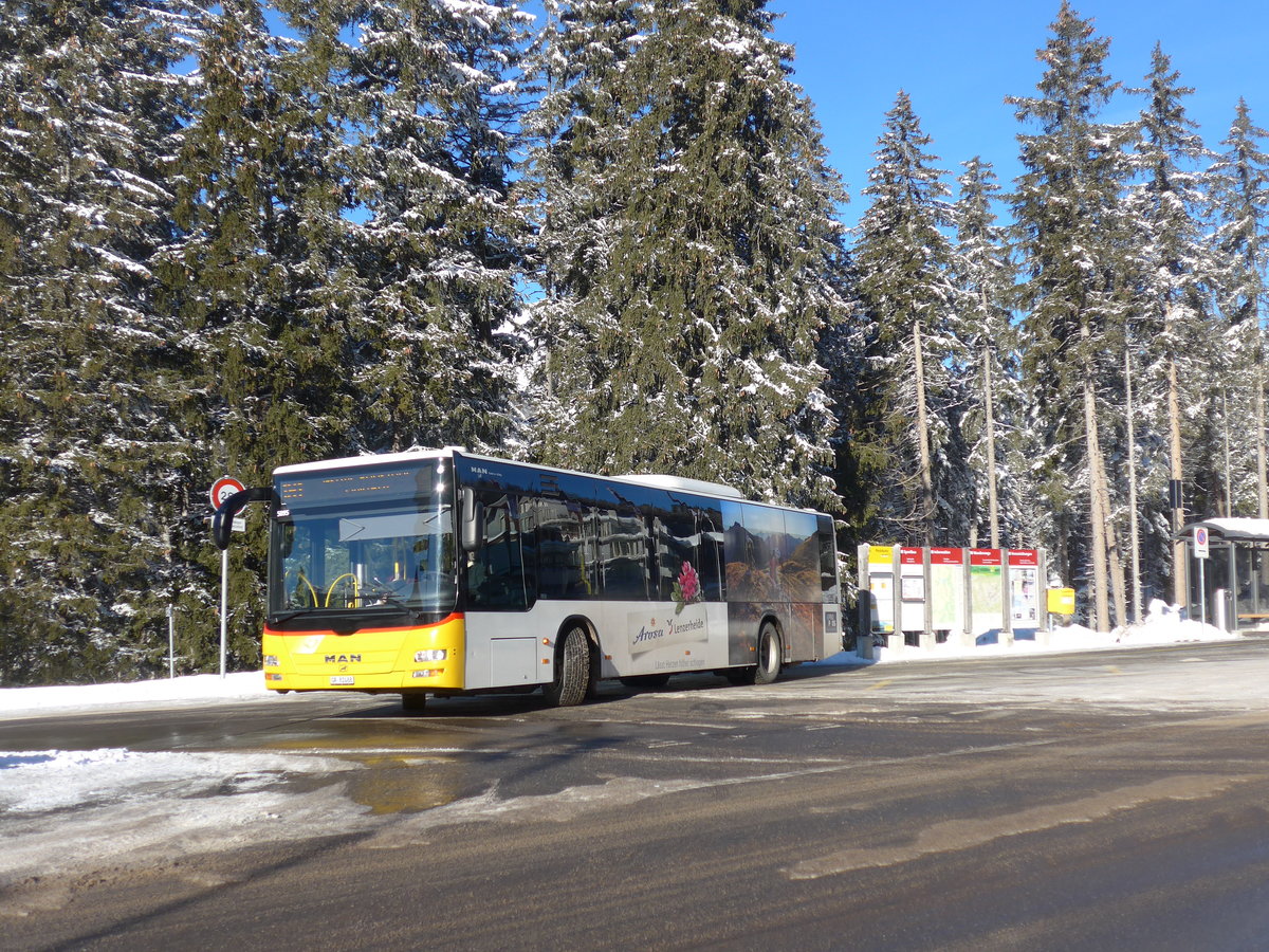 (200'283) - Bossi&Hemmi, Tiefencastel - GR 82'488 - MAN am 26. Dezember 2018 in Lenzerheide, Clavadoiras