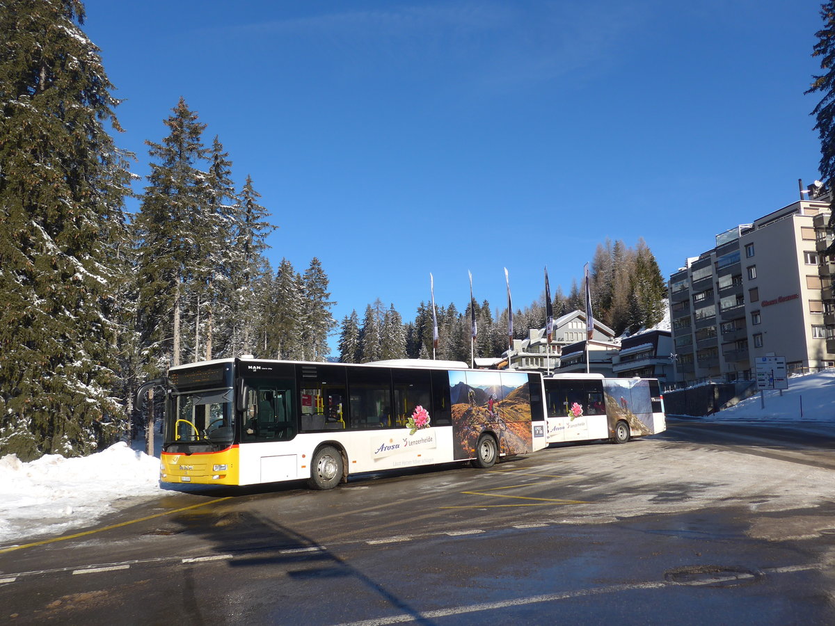 (200'289) - Bossi&Hemmi, Tiefencastel - GR 82'488 - MAN am 26. Dezember 2018 in Lenzerheide, Clavadoiras