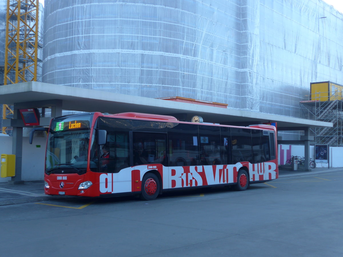 (200'310) - SBC Chur - Nr. 19/GR 97'519 - Mercedes am 26. Dezember 2018 beim Bahnhof Chur