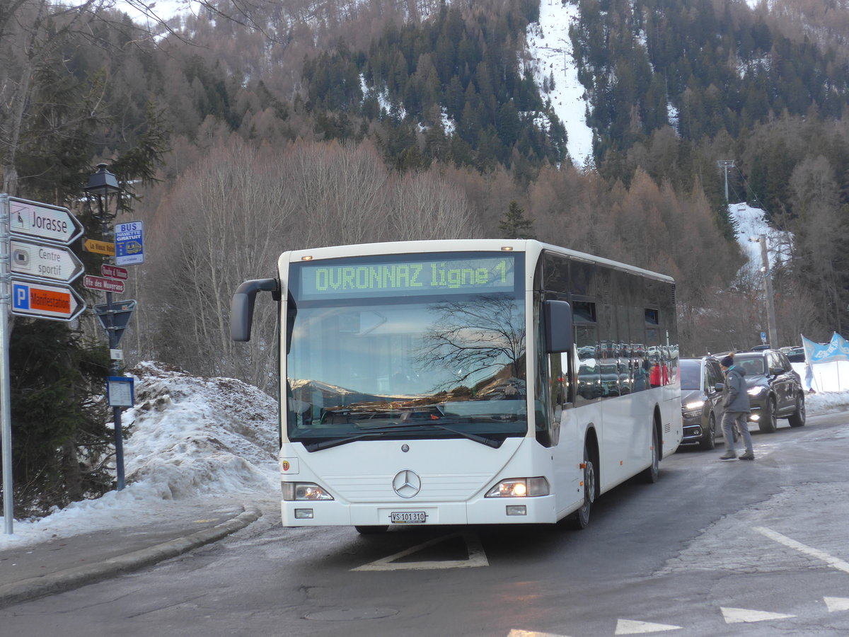 (200'403) - Buchard, Leytron - Nr. 67/VS 101'310 - Mercedes (ex MBC Morges Nr. 70) am 30. Dezember 2018 in Ovronnaz, La Croise