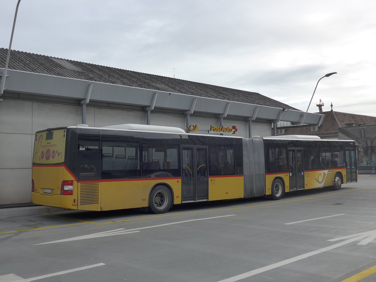 (200'455) - PostAuto Bern - Nr. 662/BE 610'549 - MAN am 31. Dezember 2018 in Bern, Postautostation