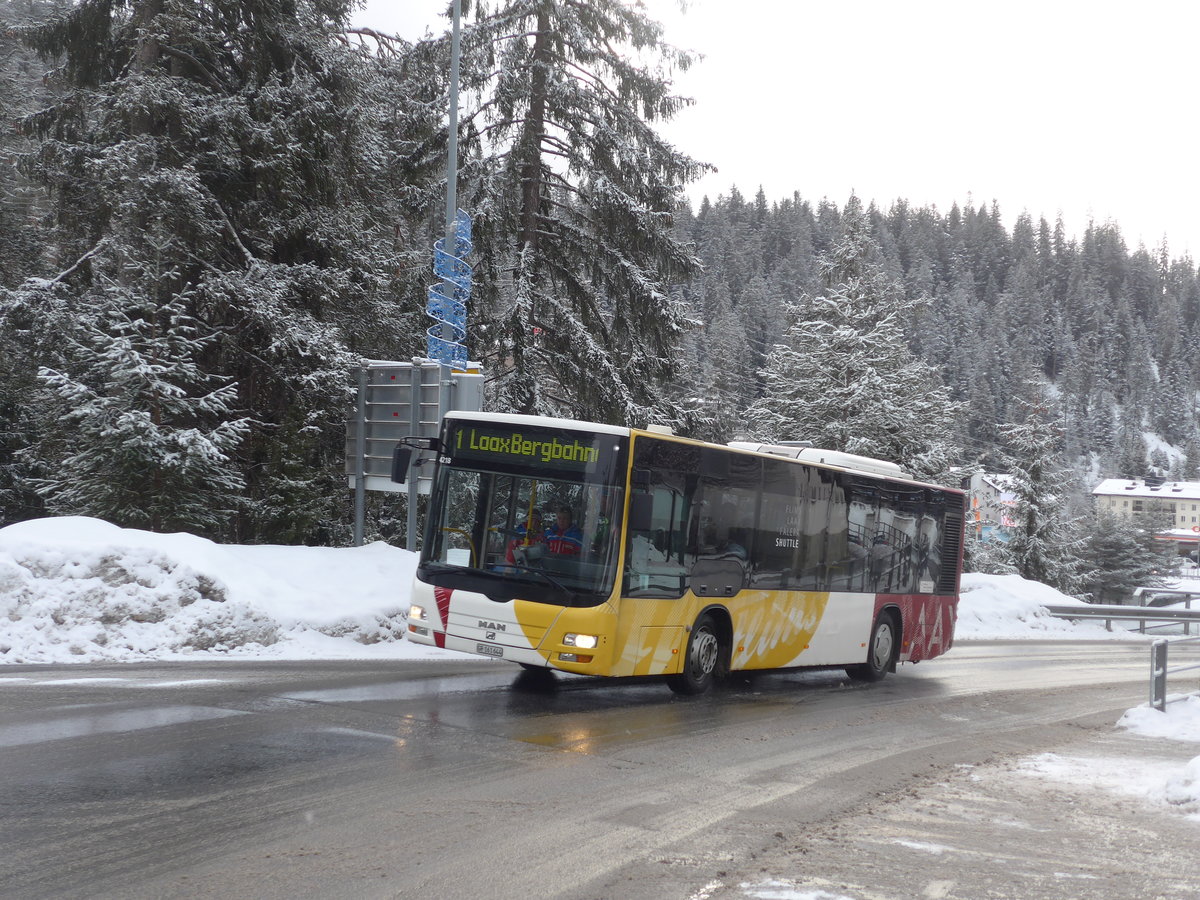 (200'561) - Stuppan, Flims - GR 161'644 - MAN/Gppel am 2. Januar 2019 in Laax, Bergbahnen