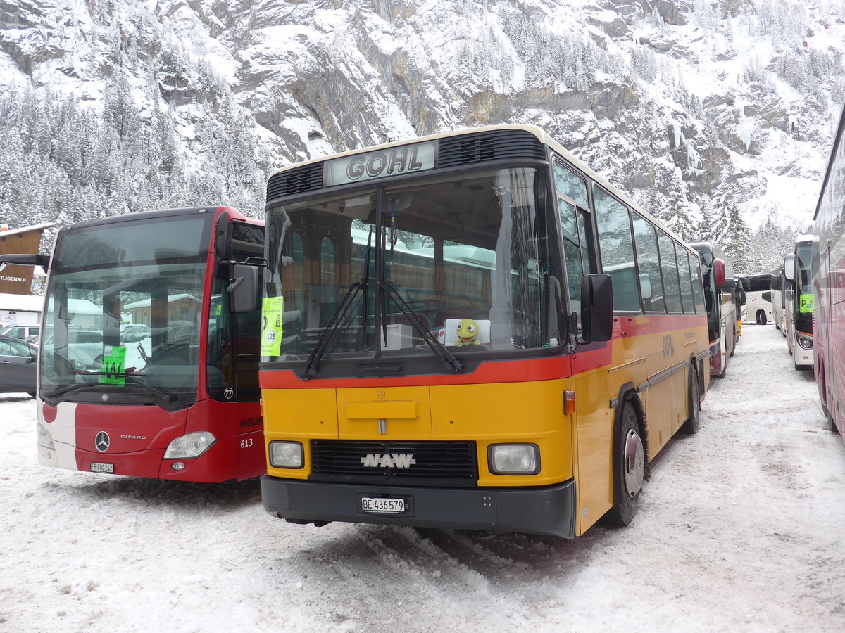 (200'910) - Gohl, Herzogenbuchsee - Nr. 11/BE 436'579 - NAW/Hess (ex Flury, Balm; ex Steiner, Altbron Nr. 11) am 12. Januar 2019 in Adelboden, Unter dem Birg