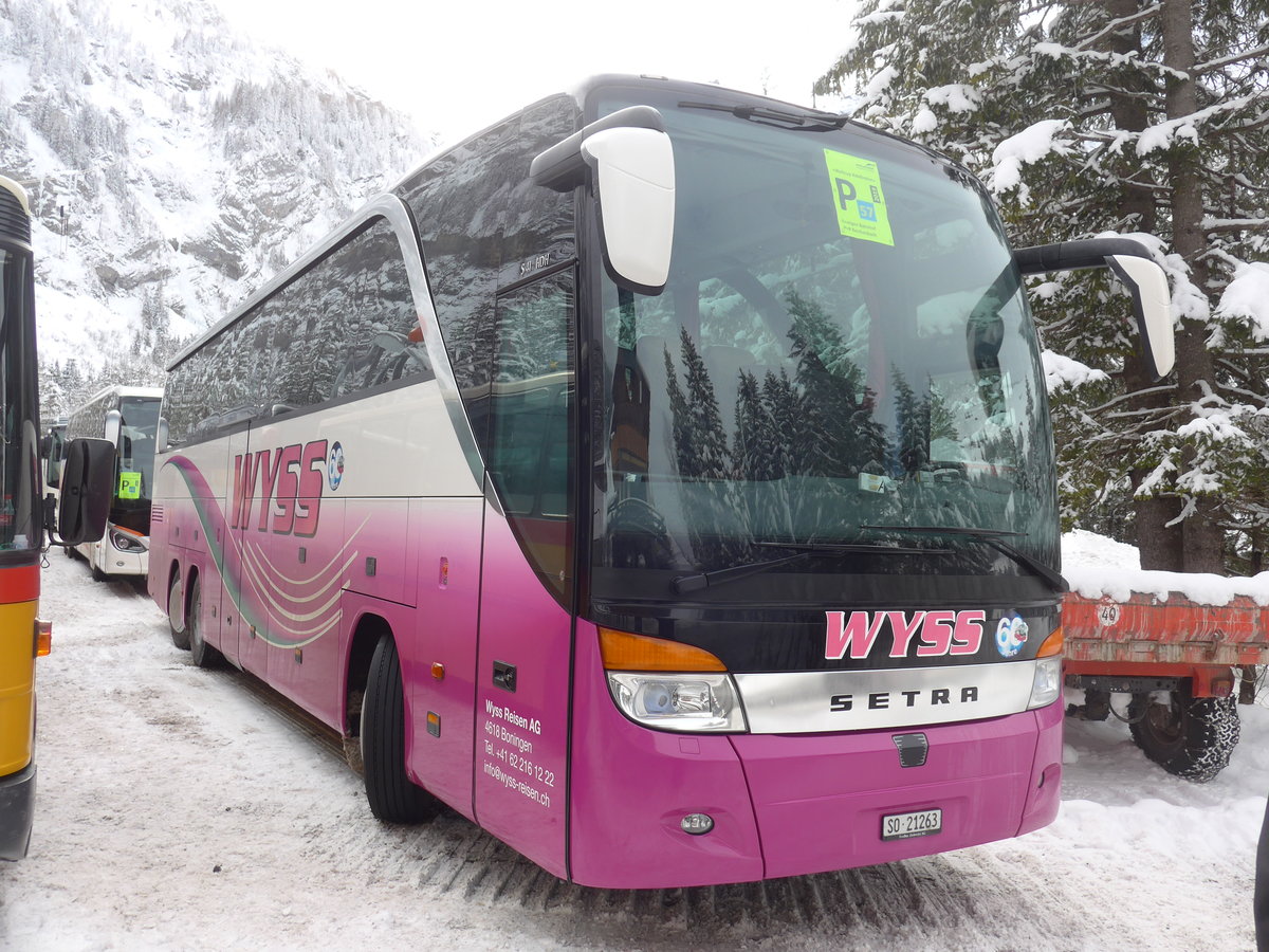 (200'965) - Wyss, Boningen - Nr. 50/SO 21'263 - Setra am 12. Januar 2019 in Adelboden, Unter dem Birg