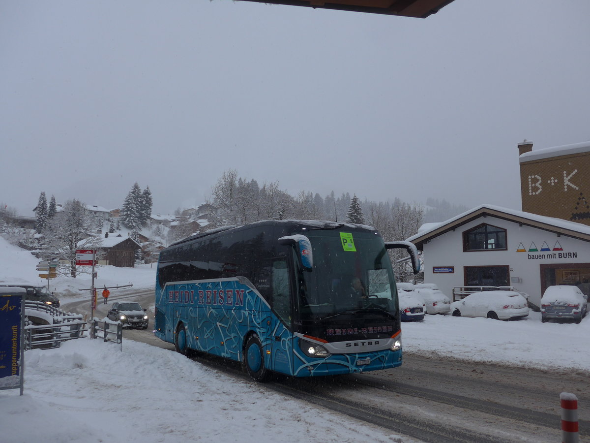 (201'067) - Heidi, Liesberg - SO 87'268 - Setra am 13. Januar 2019 in Adelboden, Oey