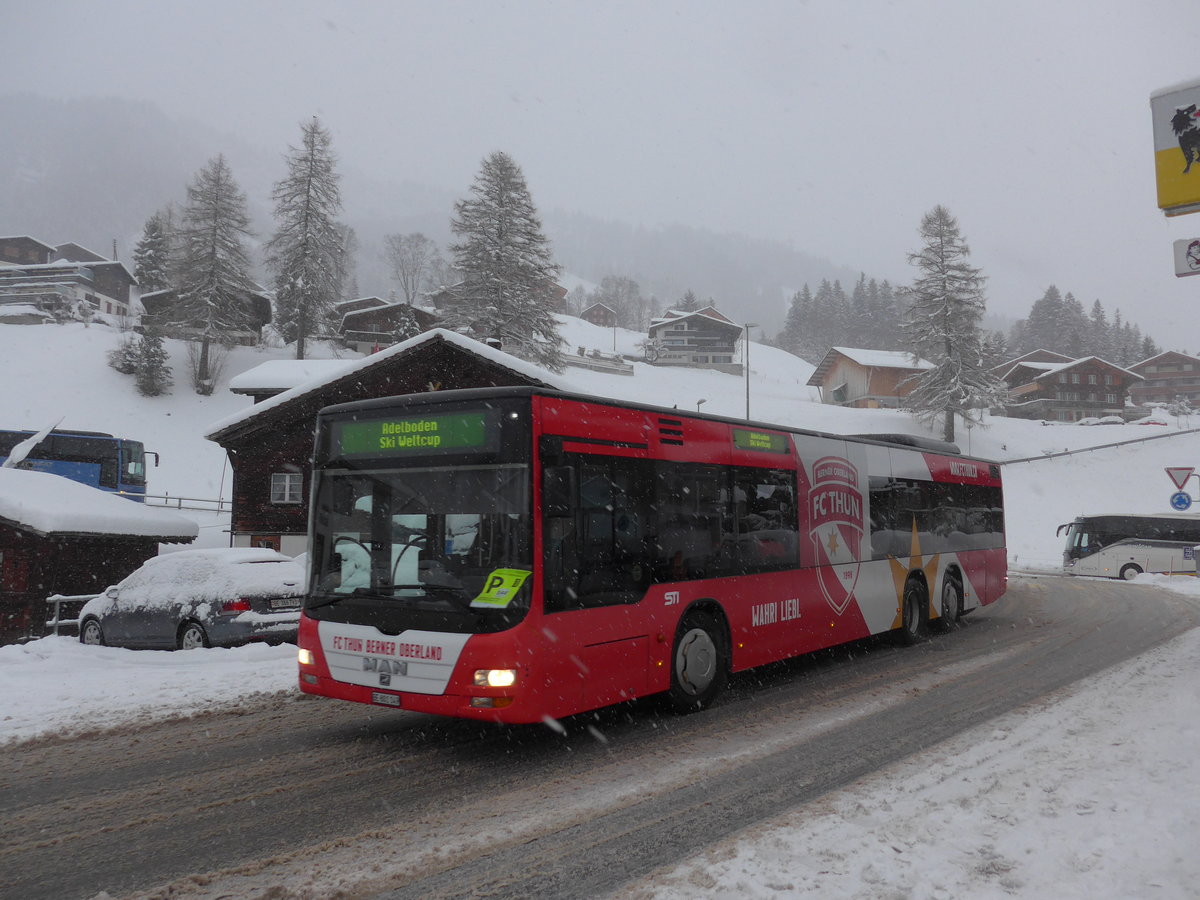 (201'074) - STI Thun - Nr. 149/BE 801'149 - MAN am 13. Januar 2019 in Adelboden, Oey