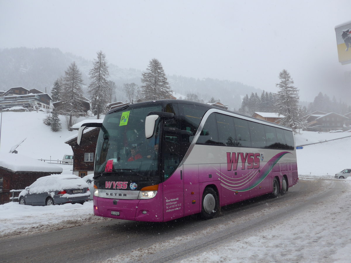 (201'115) - Wyss, Boningen - Nr. 50/SO 21'263 - Setra am 13. Januar 2019 in Adelboden, Oey