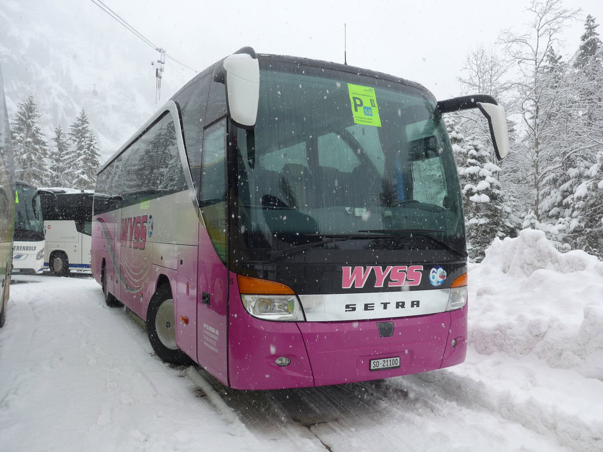 (201'152) - Wyss, Boningen - Nr. 55/SO 21'100 - Setra am 13. Januar 2019 in Adelboden, Unter dem Birg