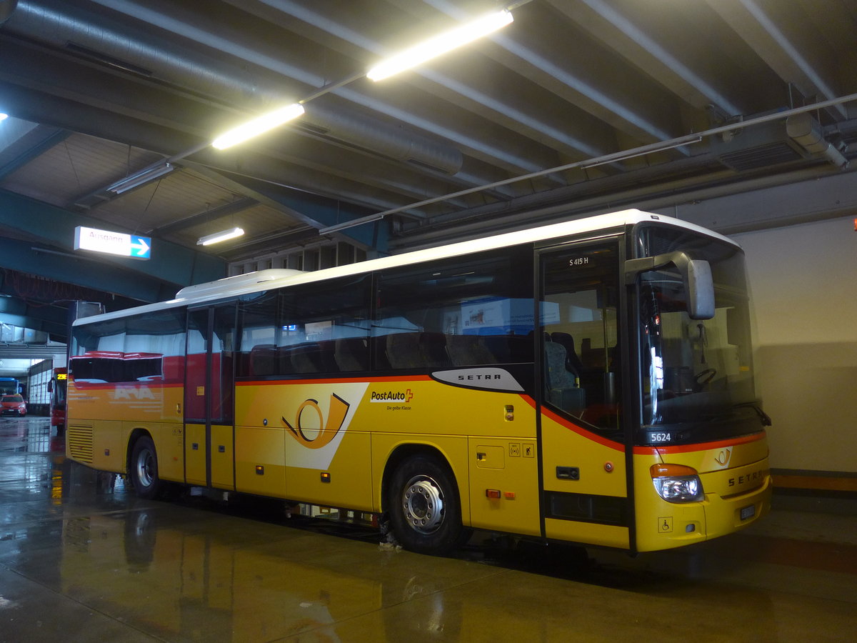 (201'188) - AVG Meiringen - Nr. 73/BE 171'453 - Setra am 13. Januar 2019 in Adelboden, Busstation (Einsatz AFA)