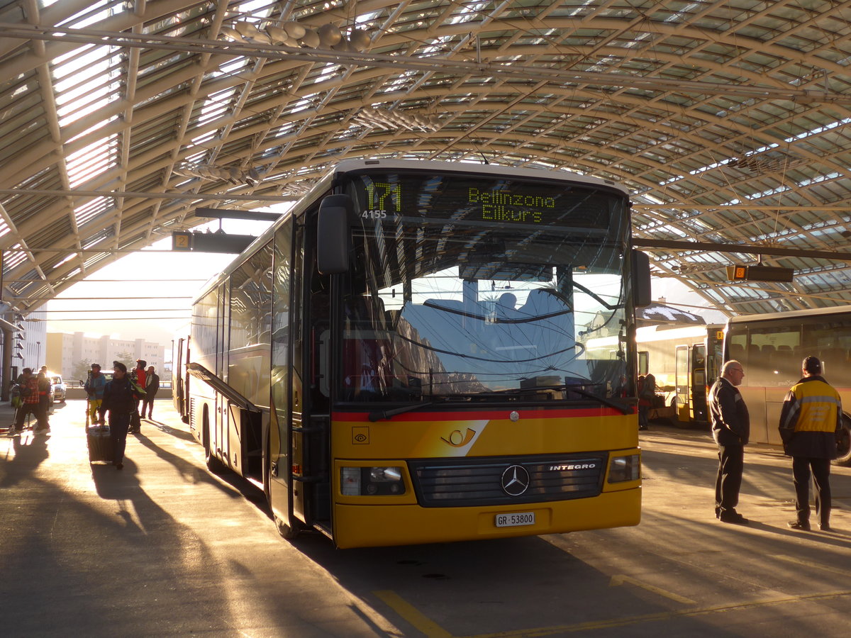 (201'298) - Terretaz, Zernez - GR 53'800 - Mercedes am 19. Januar 2019 in Chur, Postautostation