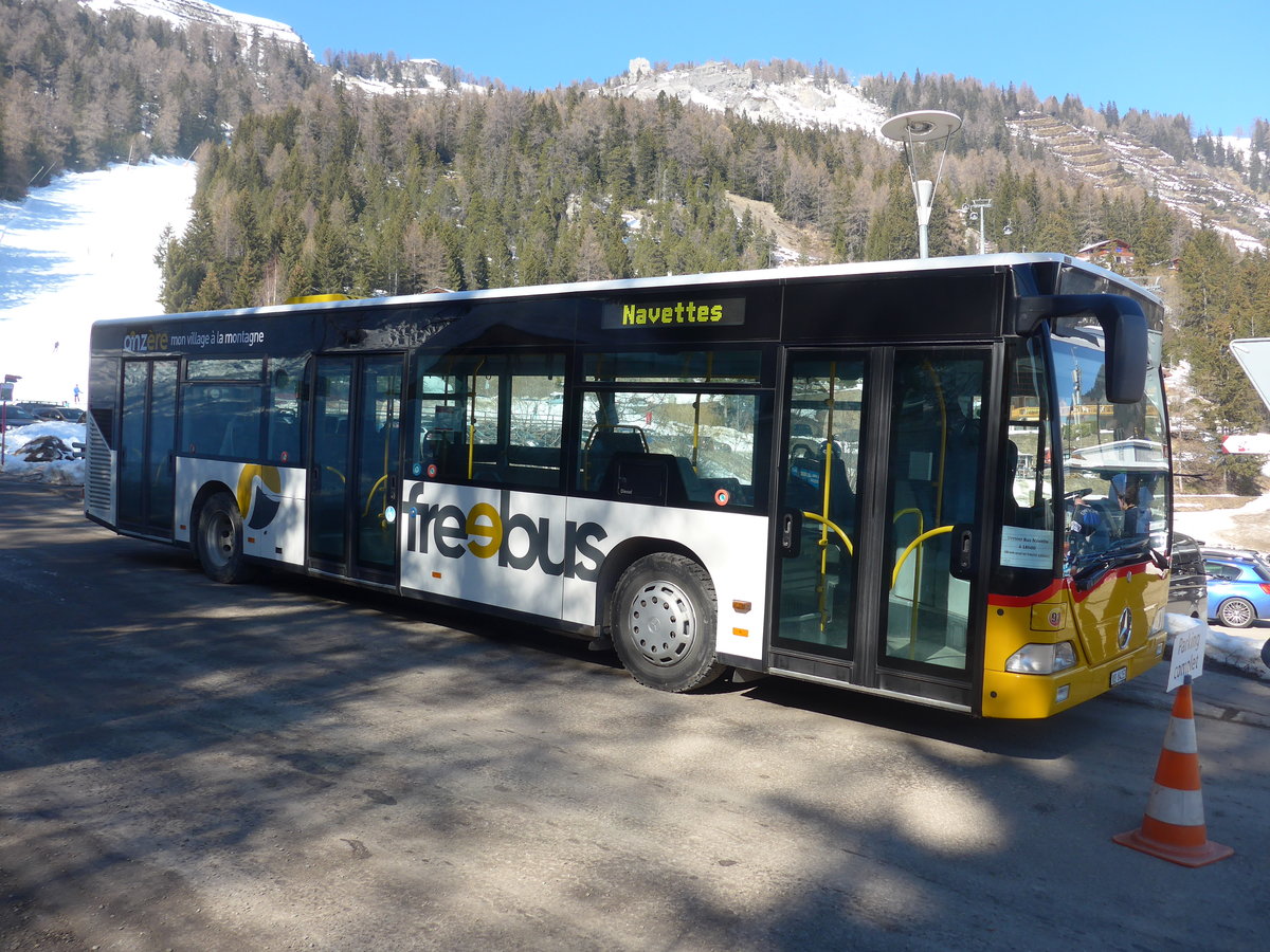 (201'774) - Buchard, Leytron - Nr. 92/VS 84'253 - Mercedes (ex BLT Oberwil Nr. 44) am 24. Februar 2019 in Anzre, Tlcabine