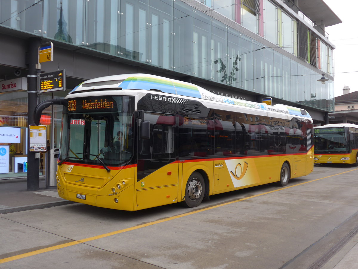 (201'949) - PostAuto Ostschweiz - TG 209'422 - Volvo am 4. Mrz 2019 beim Bahnhof Frauenfeld