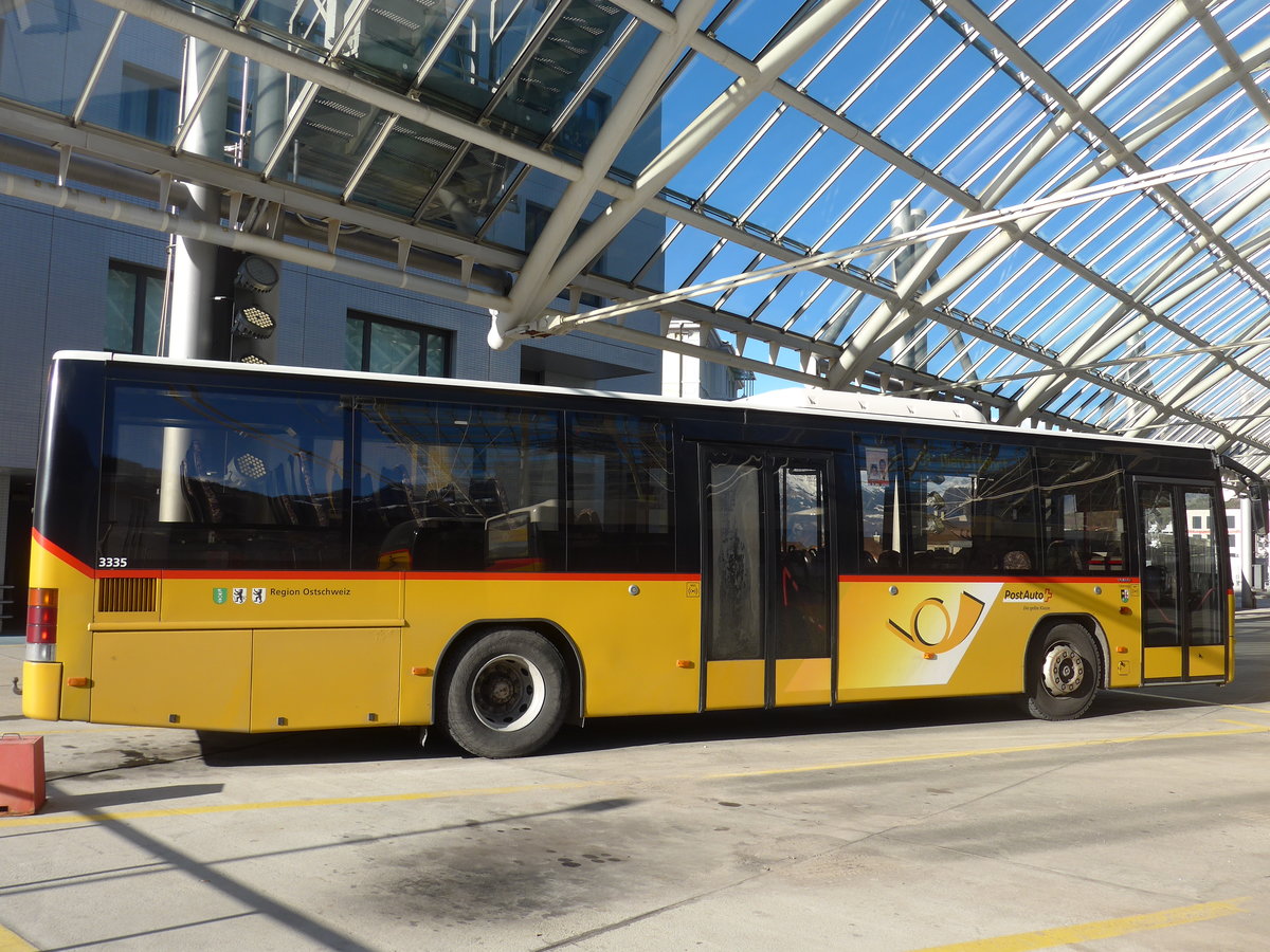 (202'130) - PostAuto Graubnden (Ostschweiz) - GR 176'022 - Volvo (SG 267'063; ex AR 15'234; ex AR 14'857; ex Nef, Hemberg) am 10. Mrz 2019 in Chur, Postautostation