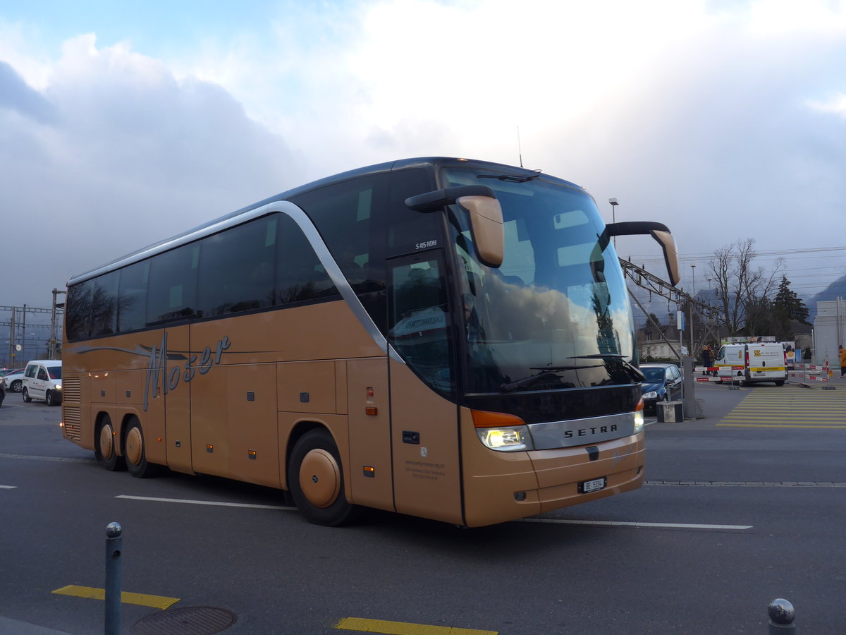 (202'142) - Moser, Teuffenthal - BE 5334 - Setra am 11. Mrz 2019 beim Bahnhof Thun