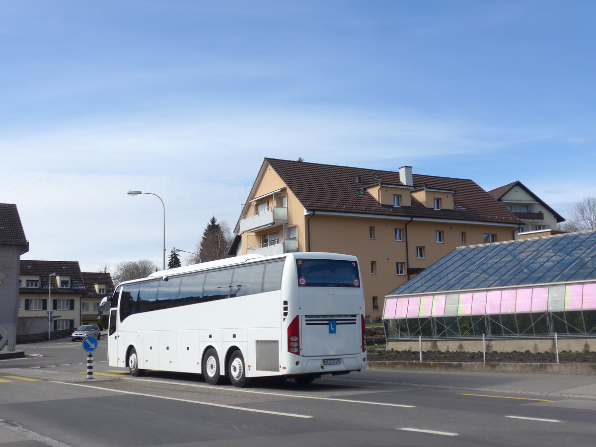 (202'339) - Bernmobil, Bern - BE 523'345 - Volvo am 12. Mrz 2019 in Kniz, Weiermatt