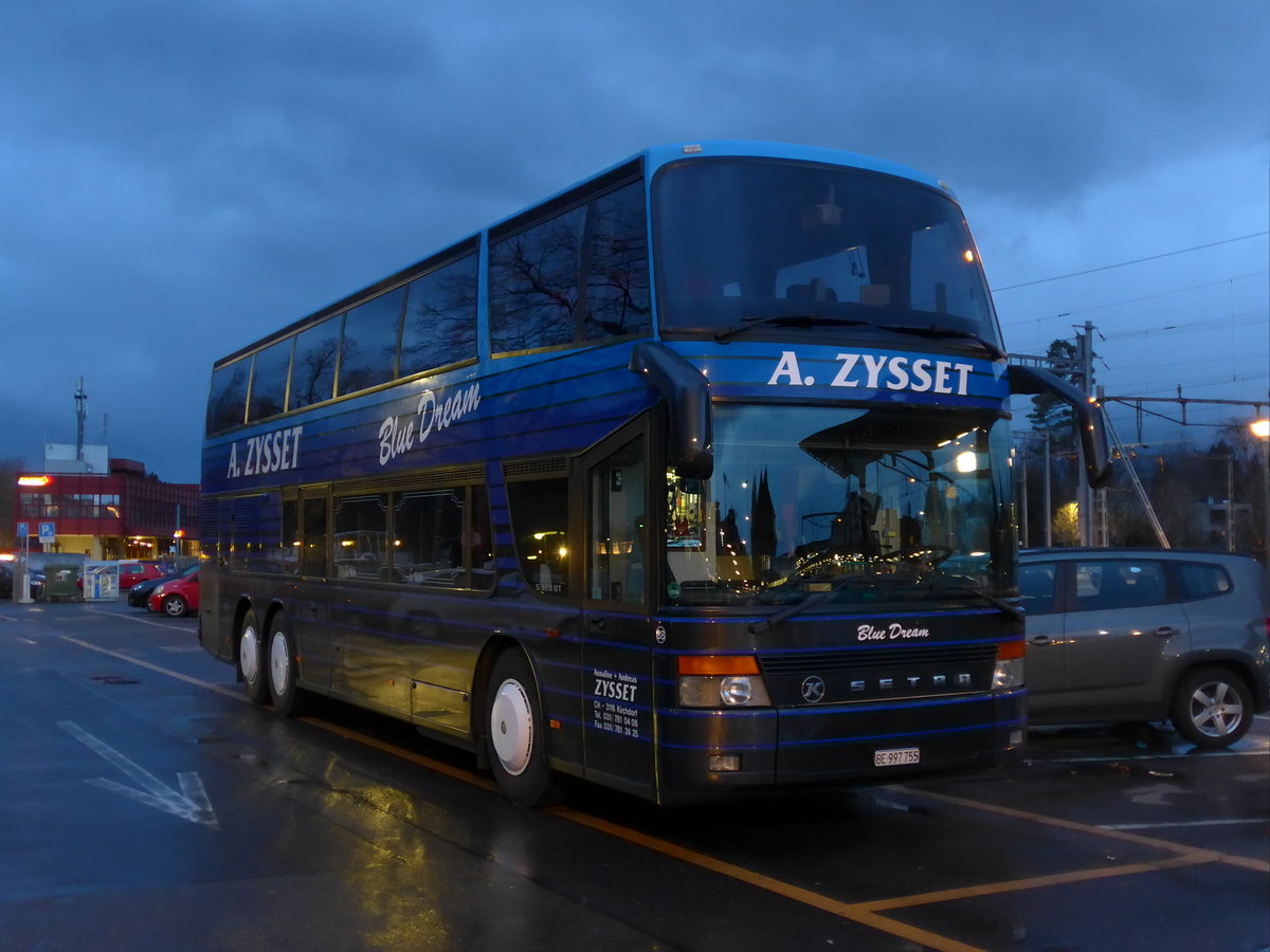 (202'376) - Zysset, Kirchdorf - Nr. 88/BE 997'755 - Setra am 14. Mrz 2019 in Thun, CarTerminal