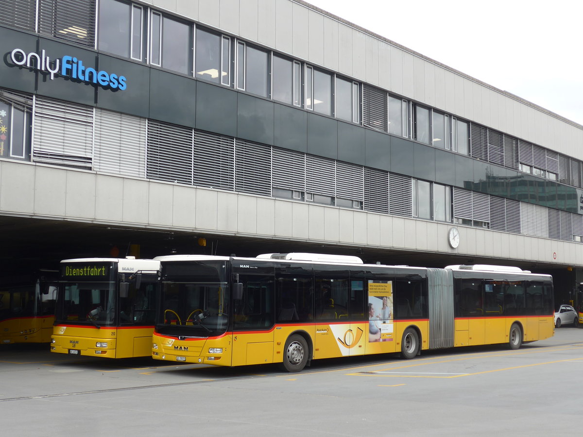 (202'480) - Steiner, Ortschwaben - Nr. 7/BE 78'878 - MAN am 18. Mrz 2019 in Bern, Postautostation