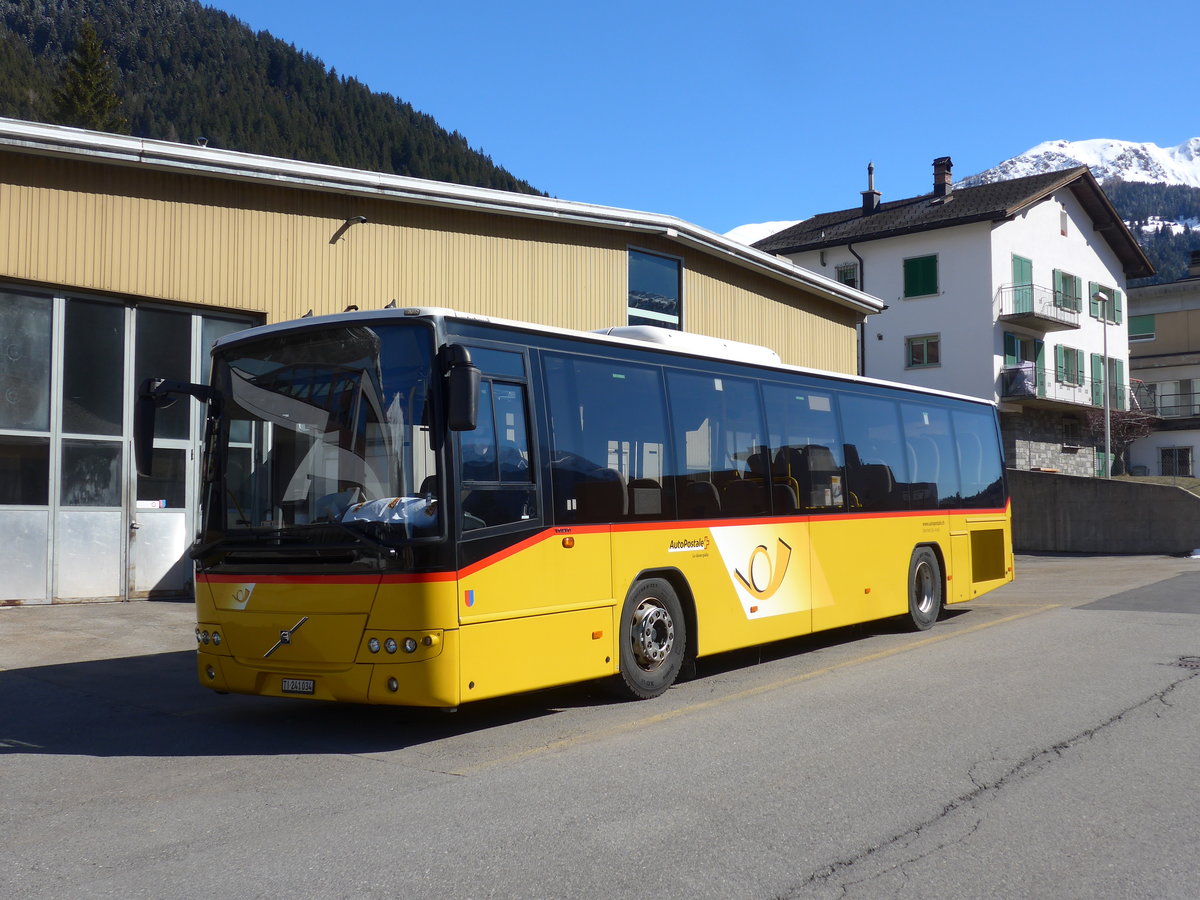 (202'537) - Marchetti, Airolo - TI 241'034 - Volvo am 19. Mrz 2019 in Airolo, Garage