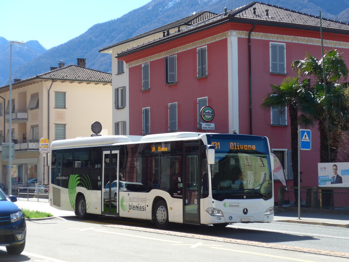 (202'574) - ABl Biasca - Nr. 11/TI 231'011 - Mercedes am 19. Mrz 2019 beim Bahnhof Biasca