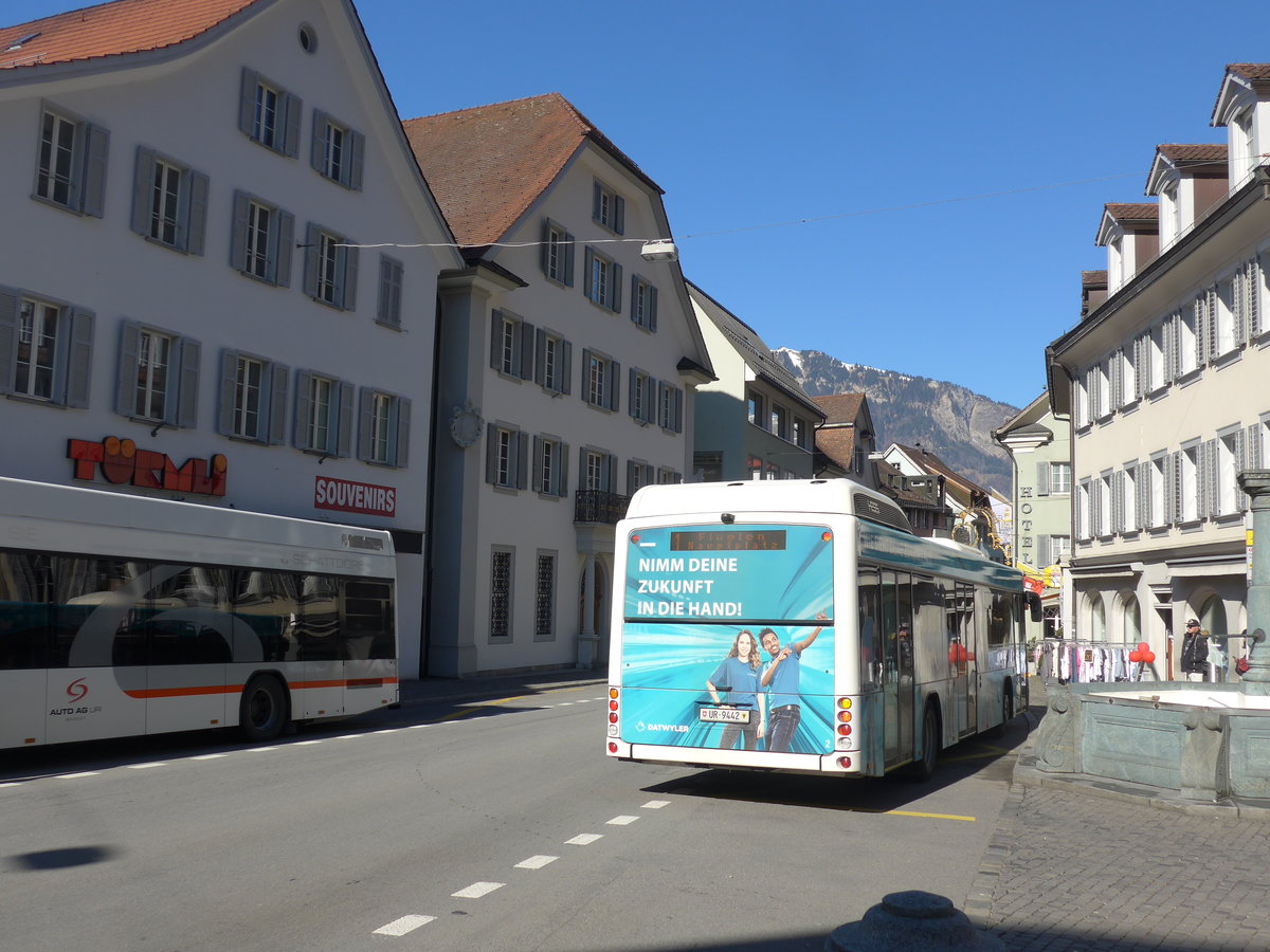 (202'797) - AAGU Altdorf - Nr. 2/UR 9442 - Hess am 22. Mrz 2019 in Altdorf, Telldenkmal