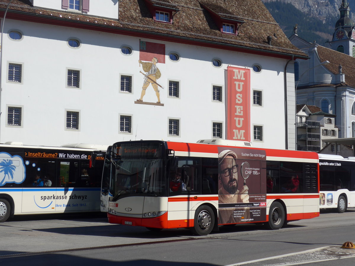 (202'827) - AAGS Schwyz - Nr. 19/SZ 10'119 - Solaris am 22. Mrz 2019 in Schwyz, Post