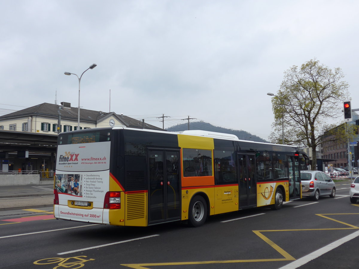 (203'697) - Wyss, Boningen - Nr. 65/SO 21'793 - MAN am 14. April 2019 beim Bahnhof Olten