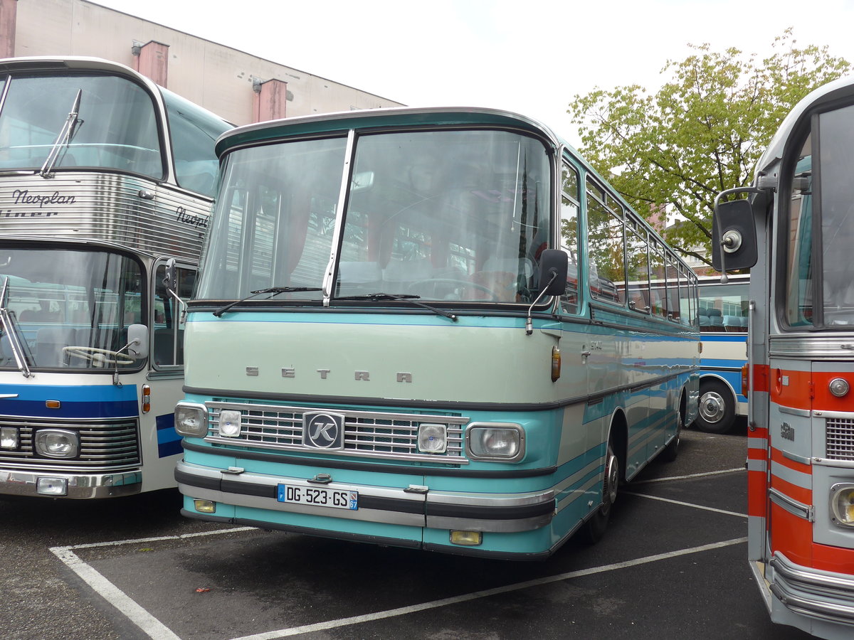 (203'953) - AAF Wissembourg - DG 523 GS - Setra (ex Seydt, Saint Flour; ex Faure, Valon Pont d'Arc) am 26. April 2019 in Haguenau, Parkplatz