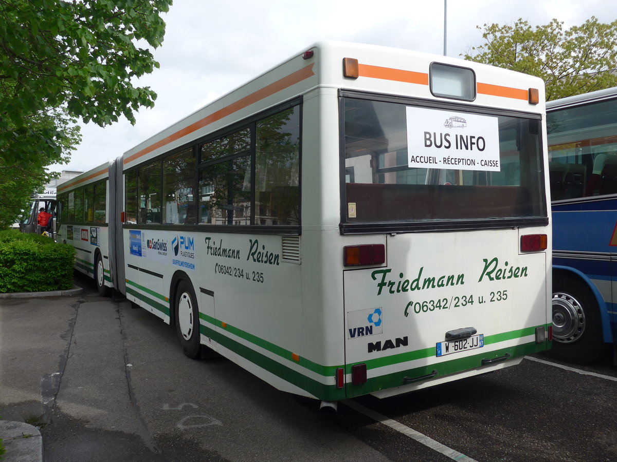 (204'040) - Aus Deutschland: Friedmann, Schweighofen (AAF) - W 602 JJ - MAN am 26. April 2019 in Haguenau, Parkplatz