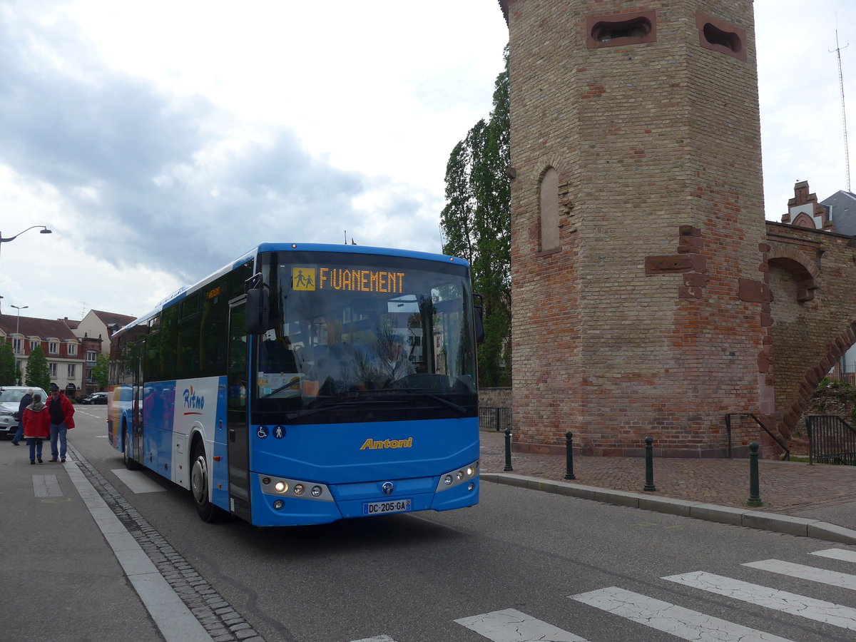 (204'094) - Antoni, Haguenau - DC 205 GA - Temsa am 26. April 2019 in Haguenau, Parkplatz