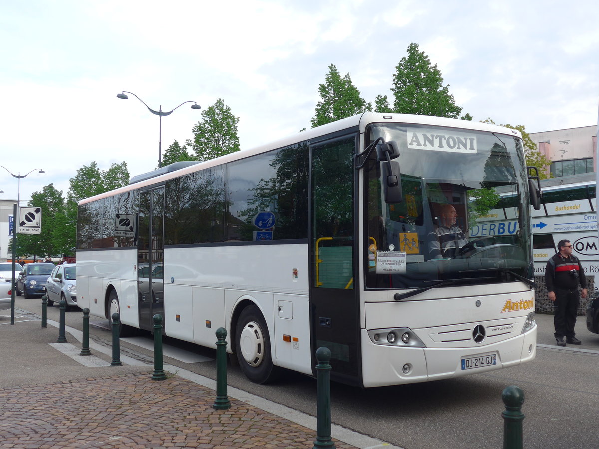 (204'103) - Antoni, Haguenau - DJ 214 GJ - Mercedes am 26. April 2019 in Haguenau, Parkplatz