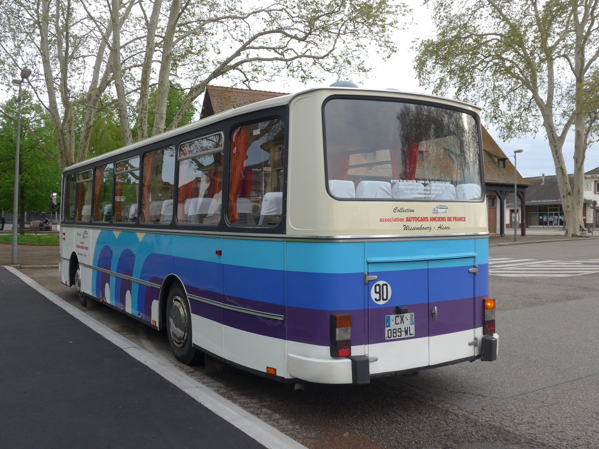 (204'120) - SECAM Macn (AAF) - Nr. 19/CX 089 WL - Renault am 26. April 2019 beim Bahnhof Haguenau