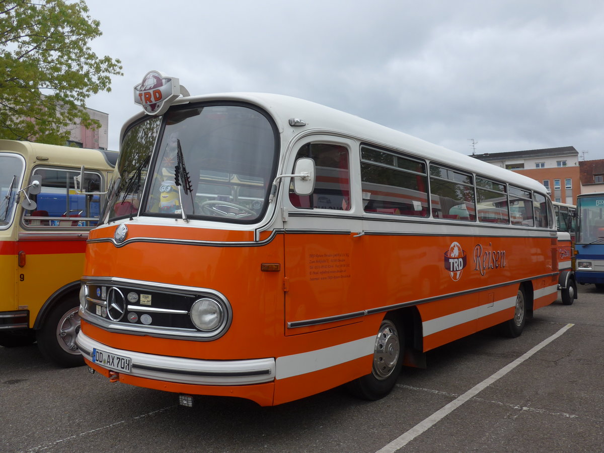 (204'163) - Aus Deutschland: TRD-Reisen, Dresden - DD-AX 70H - Mercedes am 27. April 2019 in Haguenau, Parkplatz