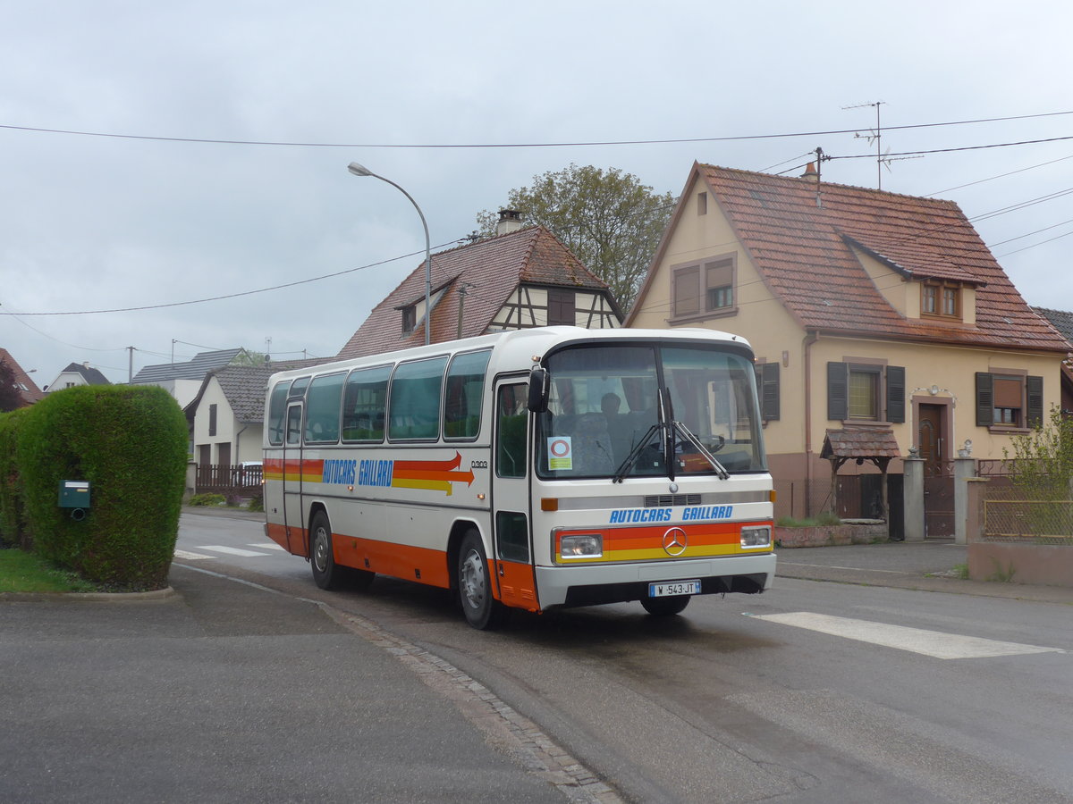 (204'220) - Gaillard, Mornant - W 543 JT - Mercedes am 27. April 2019 in Stundwiller, Rue Principale