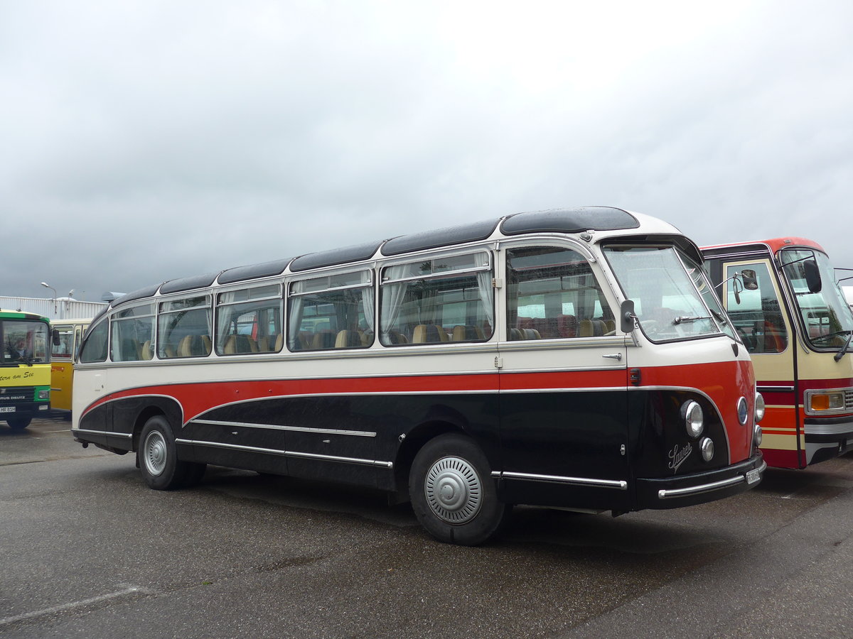 (204'369) - Aus der Schweiz: Schlapp, Cottens - FR 300'690 - Saurer/FHS (ex Fischer, Chur; ex Zumwald, Fribourg; ex Schwitter, Kandersteg; ex Winterhalder, Zrich) am 27. April 2019 in Wisseumbourg, AAF-Museum